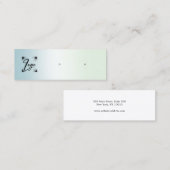 Gradiënt Logo oorgeven mini weergeven Mini Visitekaartje (Voorkant / Achterkant)