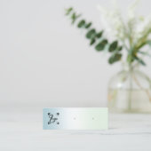 Gradiënt Logo oorgeven mini weergeven Visitekaartje (Staand voorkant)