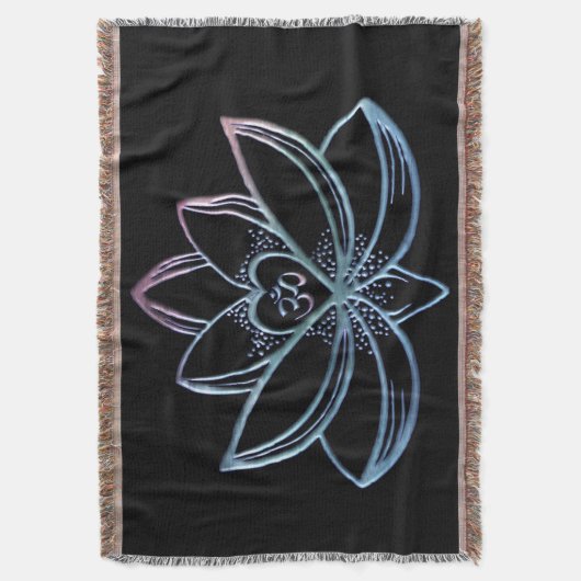 Gradient Lotus Deken (Voorkant Verticaal)