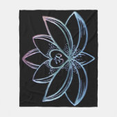 Gradient Lotus Fleece Deken (Voorkant)