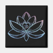 Gradient Lotus Magneet (Voorkant)