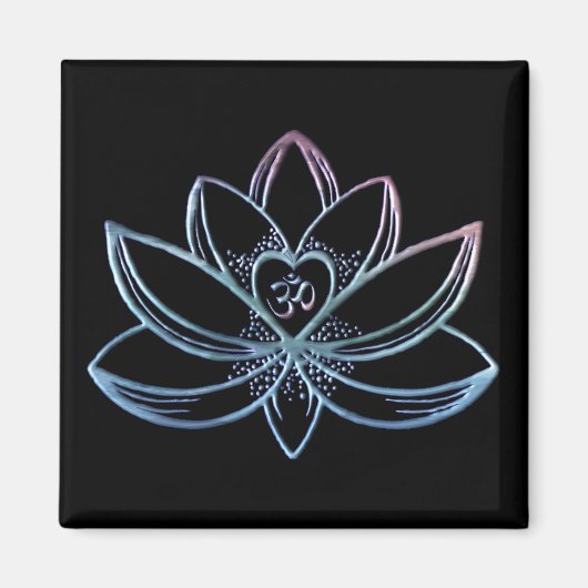 Gradient Lotus Magneet (Voorkant)