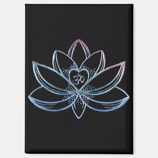 Gradient Lotus Magneet (Voorkant)