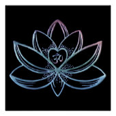 Gradient Lotus Perfect Poster (Voorkant)