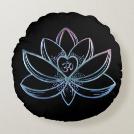 Gradient Lotus  Rond Kussen