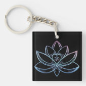 Gradient Lotus Sleutelhanger (Voorkant)