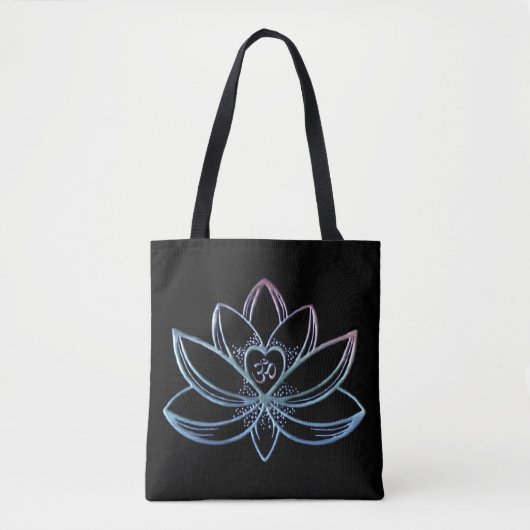 Gradiënt Lotus Tote Bag (Voorkant)