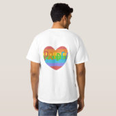 GRADIËNT LOVE T-Shirt (Achterkant volledig)