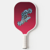 Gradiënt Magenta - diep naar licht | Seizoensstemm Pickleball Paddle (Achterkant)