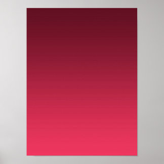 Gradiënt Magenta - licht tot diep | Seizoensstemmi Poster