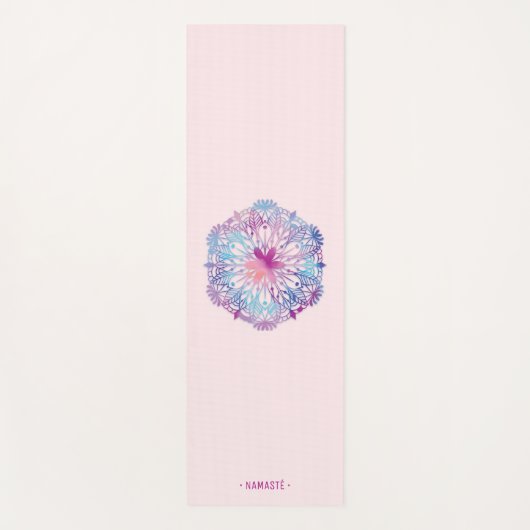Gradiënt Mandala Lotus Bloem Yoga Mat [1] (Voorkant)
