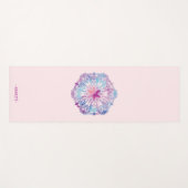 Gradiënt Mandala Lotus Bloem Yoga Mat [1] (Voorkant (horizontaal))