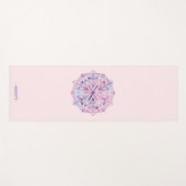 Gradiënt Mandala Lotus Bloem Yoga Mat [2] (Voorkant (horizontaal))