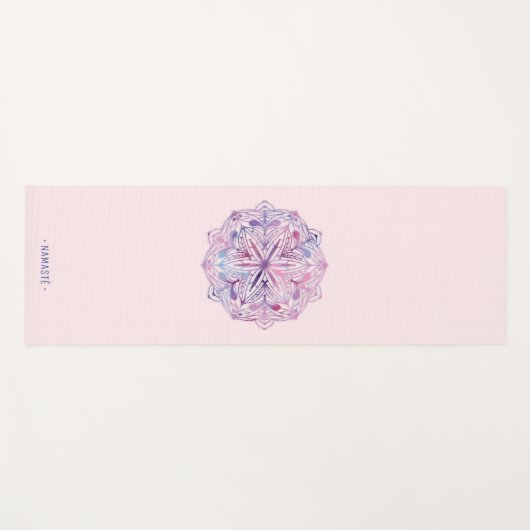 Gradiënt Mandala Lotus Bloem Yoga Mat [2] (Voorkant (horizontaal))