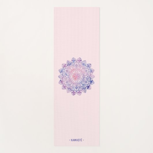 Gradiënt Mandala Lotus Bloem Yoga Mat [3] (Voorkant)