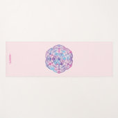 Gradiënt Mandala Lotus Bloem Yoga Mat [4] (Voorkant (horizontaal))