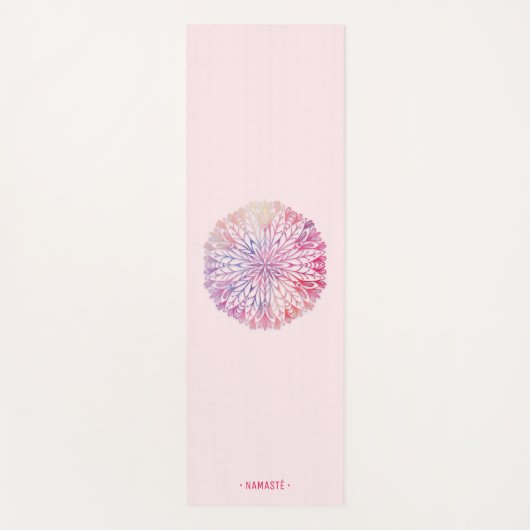 Gradiënt Mandala Lotus Bloem Yoga Mat [6] (Voorkant)