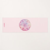 Gradiënt Mandala Lotus Bloem Yoga Mat [6] (Voorkant (horizontaal))