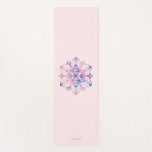 Gradiënt Mandala Lotus Bloem Yoga Mat [8] (Voorkant)