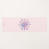 Gradiënt Mandala Lotus Bloem Yoga Mat [8] (Voorkant (horizontaal))