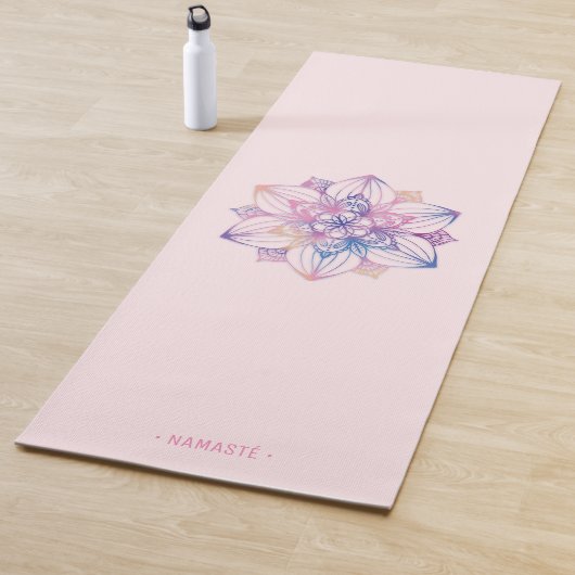 Gradiënt Mandala Lotus Bloem Yoga Mat [8] (In situ)