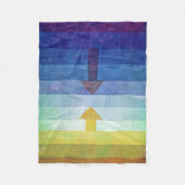 Gradiënt met Pijl, Paul Klee Fleece Deken (Voorkant)