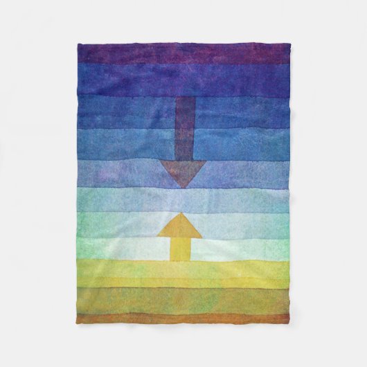 Gradiënt met Pijl, Paul Klee Fleece Deken (Voorkant)