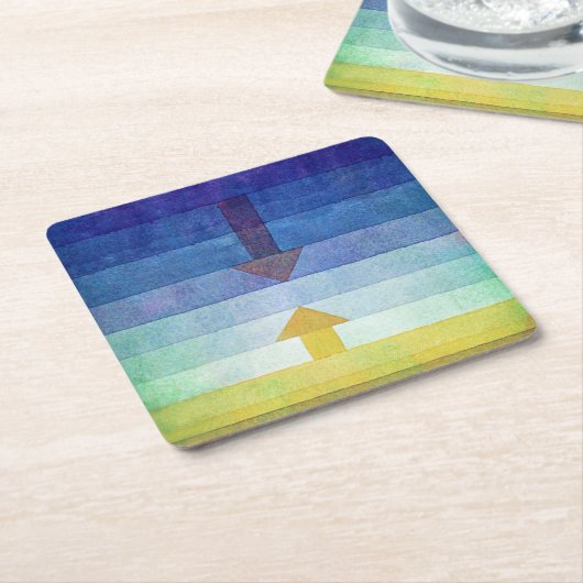 Gradiënt met Pijl, Paul Klee Kartonnen Onderzetters (Schuin)