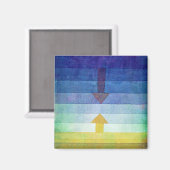 Gradiënt met Pijl, Paul Klee Magneet (Voorkant / Achterkant)