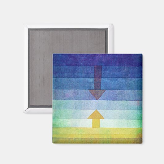 Gradiënt met Pijl, Paul Klee Magneet (Voorkant / Achterkant)