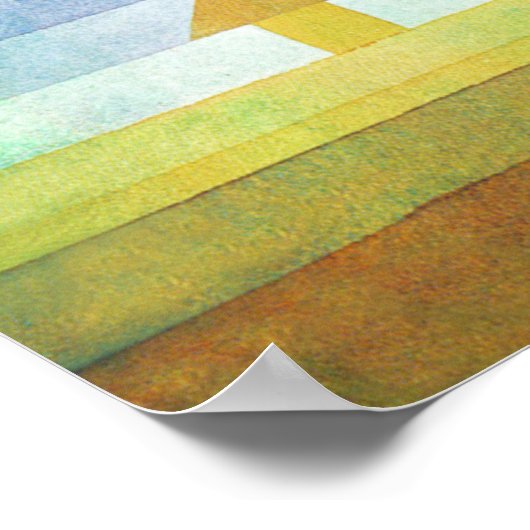 Gradiënt met Pijl, Paul Klee Poster (Hoek)