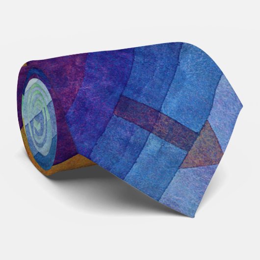 Gradiënt met Pijl, Paul Klee Stropdas (Opgerold)