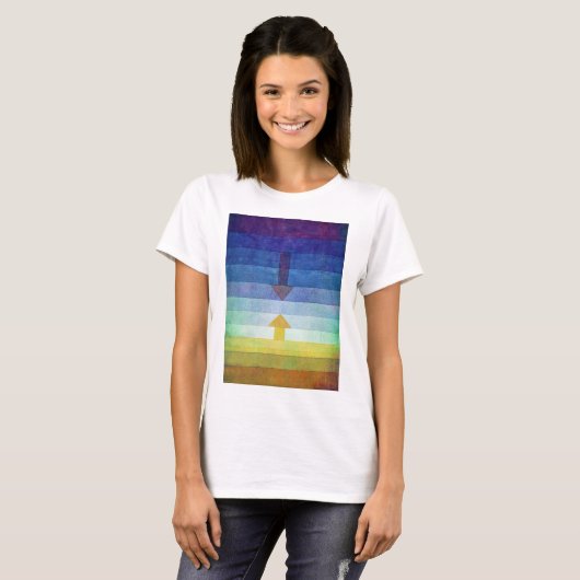 Gradiënt met Pijl, Paul Klee T-shirt (Voorkant volledig)