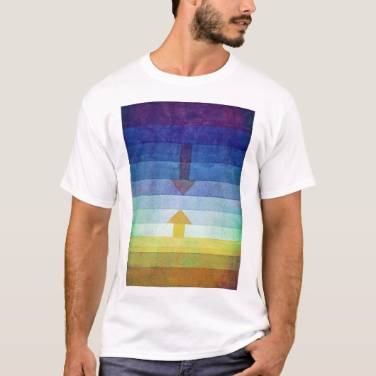 Gradiënt met Pijl, Paul Klee T-shirt (Voorkant)