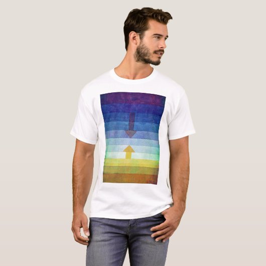 Gradiënt met Pijl, Paul Klee T-shirt (Voorkant volledig)