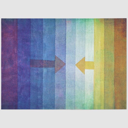 Gradiënt met Pijl, Paul Klee Tissuepapier (Voorkant)