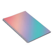 Gradiënt met regenboogkleuren notitieboek (Rechterzijde)