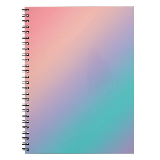 Gradiënt met regenboogkleuren notitieboek (Voorkant)