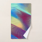 Gradiënt met rotskleurige duin met zacht helder bad handdoek (Handdoek)