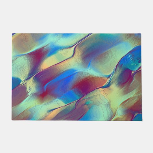 Gradiënt met rotskleurige duin met zacht helder deurmat (Voorkant)