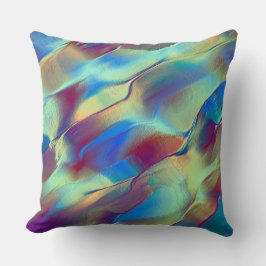 Gradiënt met rotskleurige duin met zacht helder kussen