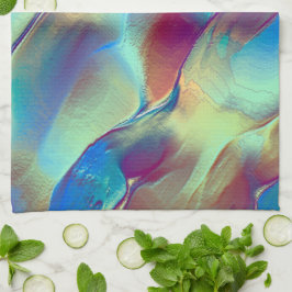 Gradiënt met rotskleurige duin met zacht helder theedoek