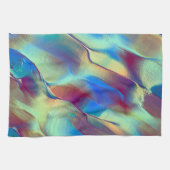 Gradiënt met rotskleurige duin met zacht helder theedoek (Horizontaal)