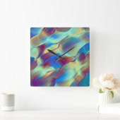 Gradiënt met rotskleurige duin met zacht helder vierkante klok (Huis)