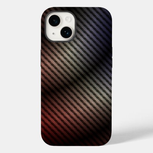 Gradiënt Metaal Grate Case-Mate iPhone Case (Achterkant)