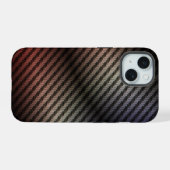 Gradiënt Metaal Rooster iPhone 15 Case (Achterkant horizontaal)