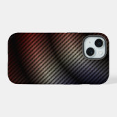 Gradiënt Metaal Rooster iPhone 15 Case (Achterkant horizontaal)