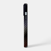 Gradiënt Metaal Rooster iPhone 15 Case (Linkerkant)