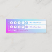 Gradient Mini Loyalty Kaart (Achterkant)