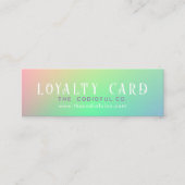 Gradient Mini Loyalty Kaart (Voorkant)